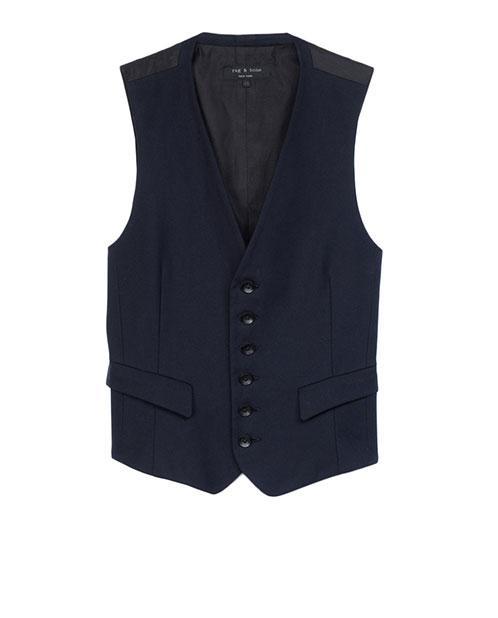 Rag & Bone - Navy Grosvenor Waistcoat