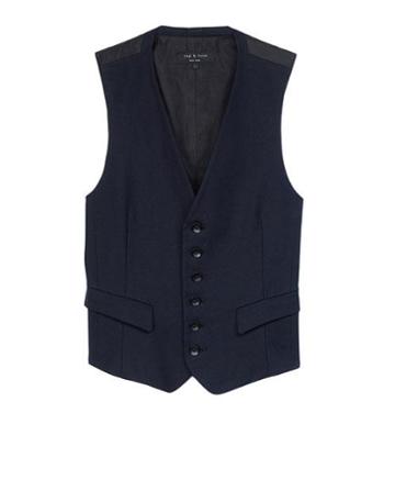 Rag & Bone - Navy Grosvenor Waistcoat