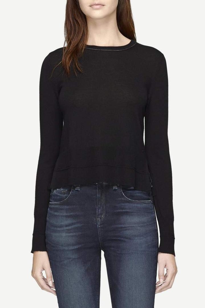 Rag & Bone - Leanna Crew - Black - Xxs