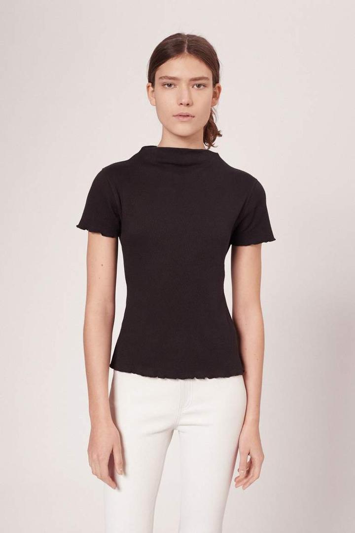 Rag & Bone - Thermal Mock Neck - Black - Xxs