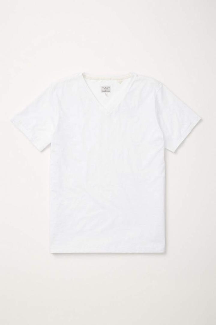 Rag & Bone - Perfect Jersey V-neck Tee - White - Xs