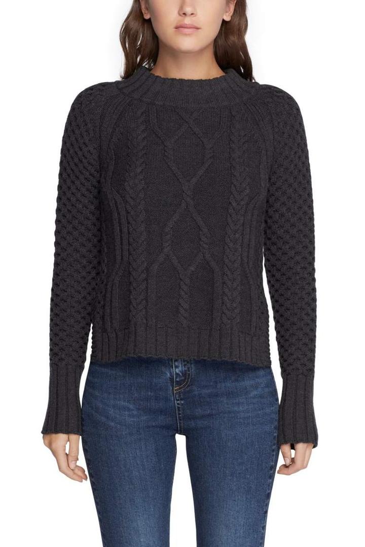 Rag & Bone - Cameron Pullover - Dark Grey Melange - Xxs