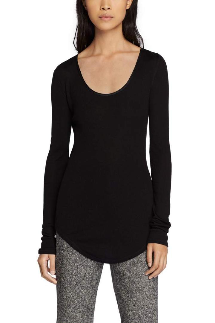Rag & Bone - Francois Long Sleeve - Black - Xxs