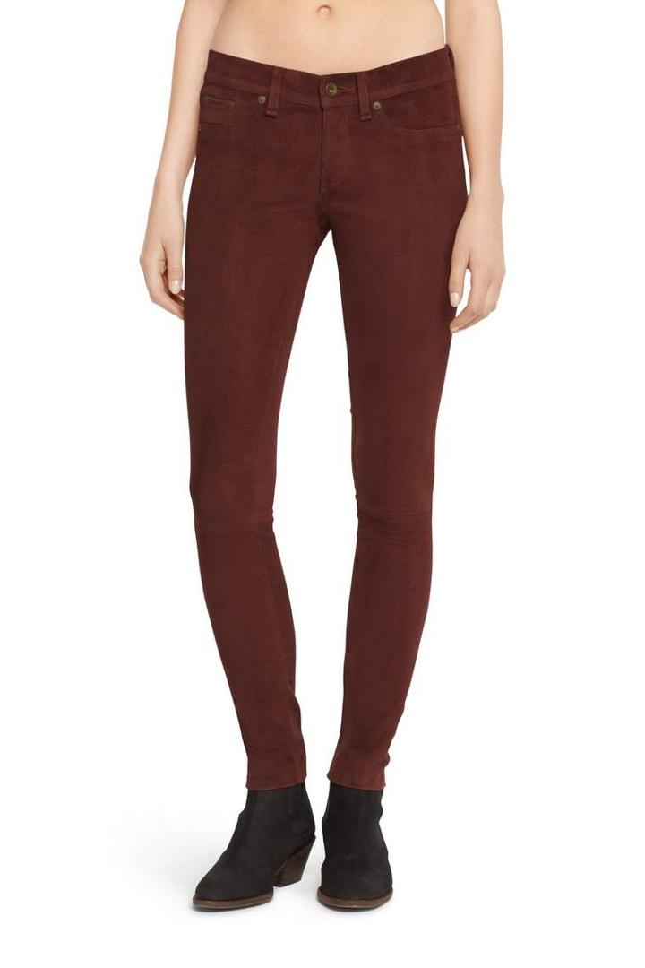 Rag & Bone - Skinny Suede - Port Suede - 23