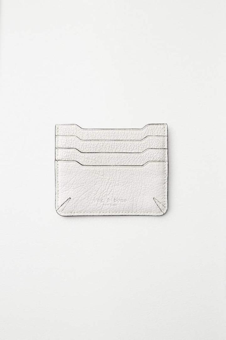 Rag & Bone - Crosby Card Case - White Crackle - One Size