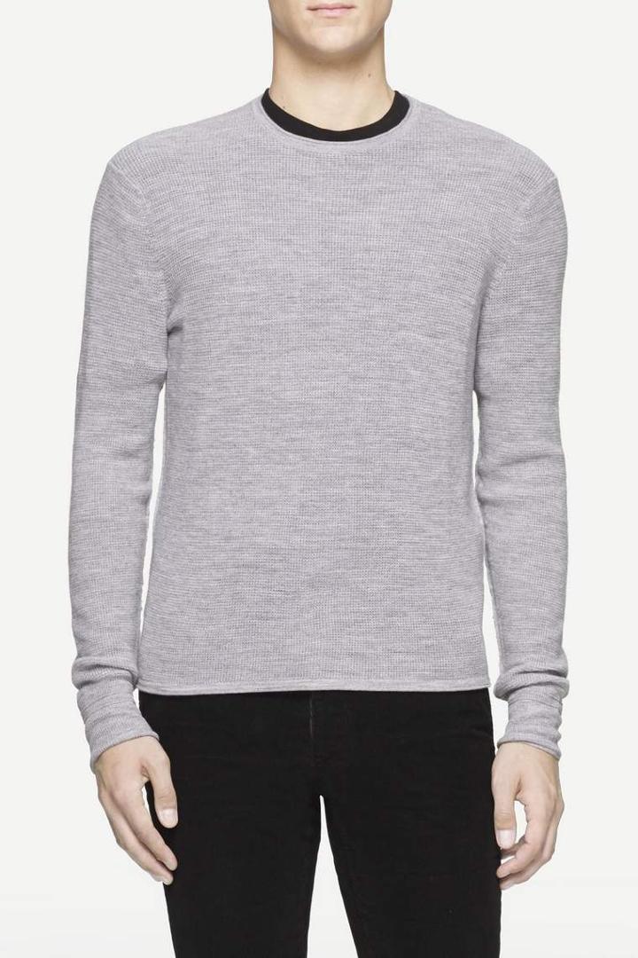Rag & Bone - Garrett Crew - Light Grey - Xs