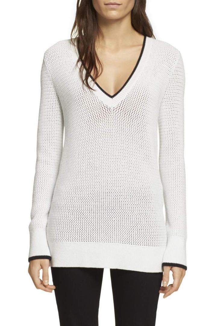 Rag & Bone - Elizabeth V-neck - 100 - Xxs