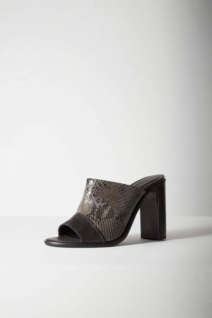 Rag & Bone - Tristan Mule - Asphalt Python - 35 / 5