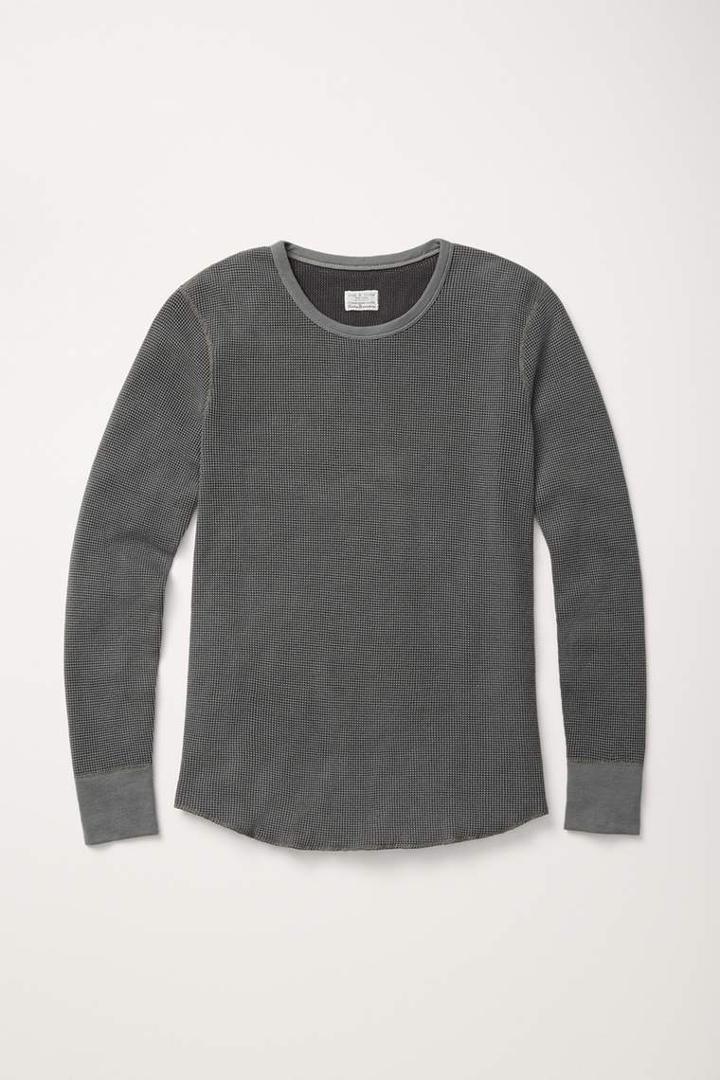 Rag & Bone - Standard Issue Waffle Crew - Sedona Sage - Xs