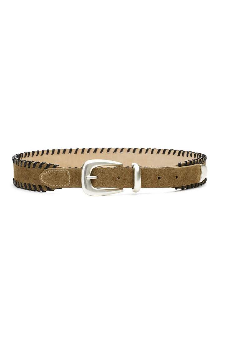 Rag & Bone - Mckenzie Belt - Camel Suede - Xs