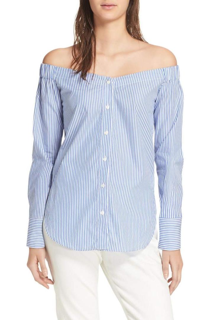 Rag & Bone - Kacy Tunic - Blue/ White - Xxs