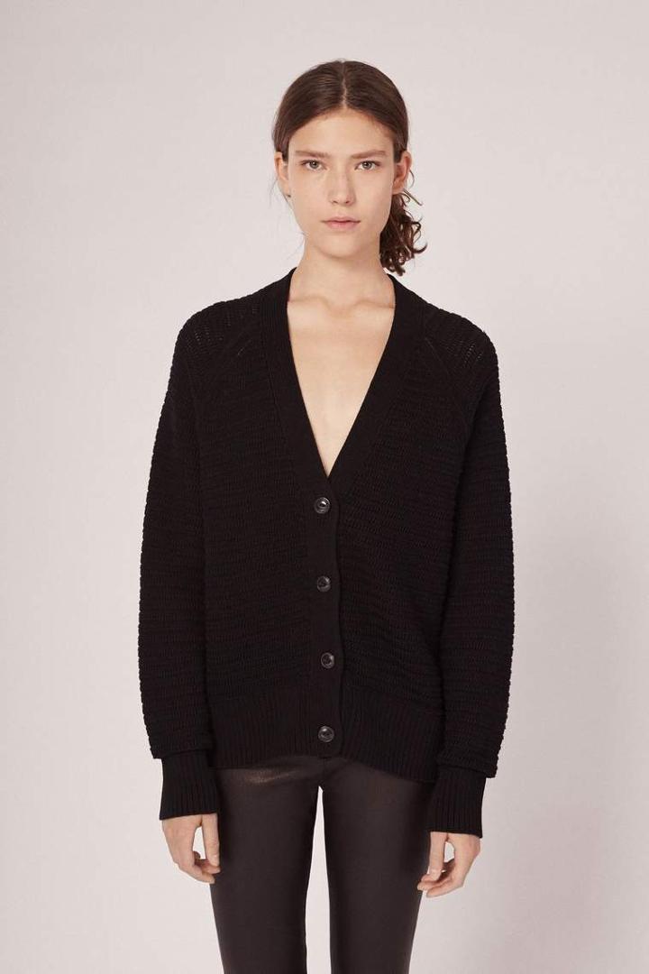 Rag & Bone - Elsie Cardigan - Black - Xxs