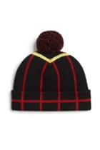 Rag & Bone - Mallori Beanie - Black/ Red - One Size