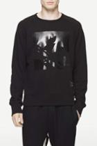 Rag & Bone - Liberty Panel Print Sweatshirt - Black - Xs