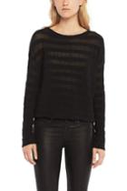 Rag & Bone - Arleen Pullover - Black - Xxs