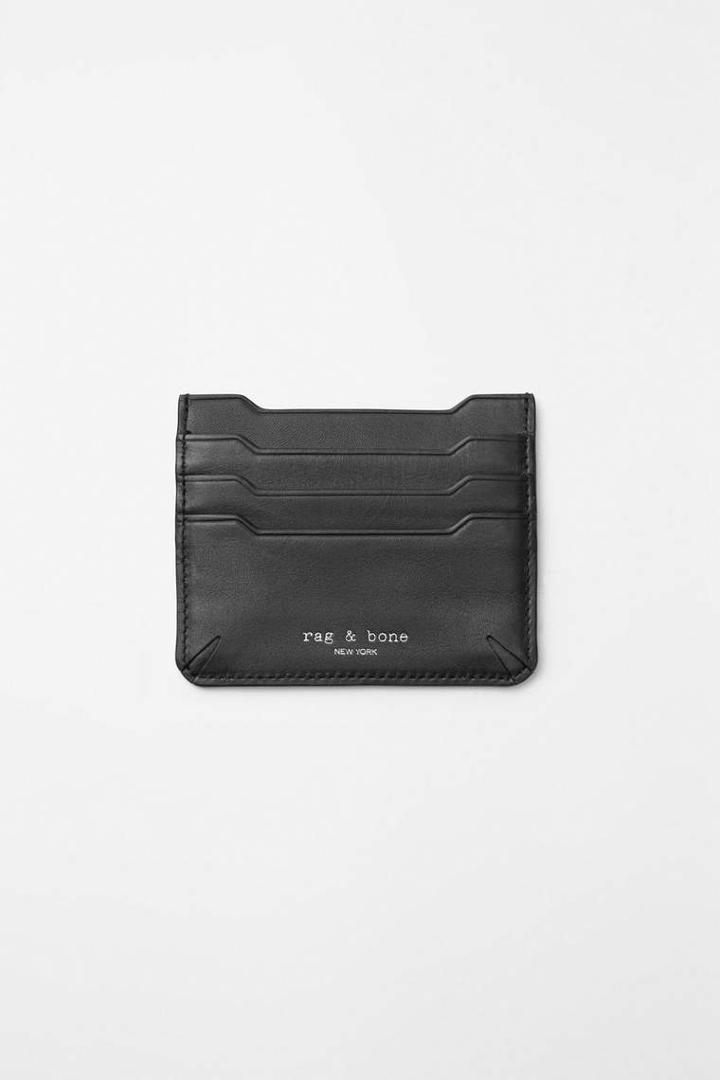 Rag & Bone - Crosby Card Case - Black - One Size