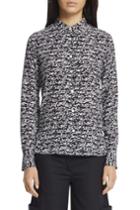 Rag & Bone - Poppy Shirt - Black Fleck - Xxs