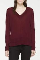 Rag & Bone - Leanna V-neck - Burgundy - Xxs