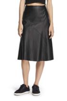 Rag & Bone - Leather Kelly Skirt - Black - 00