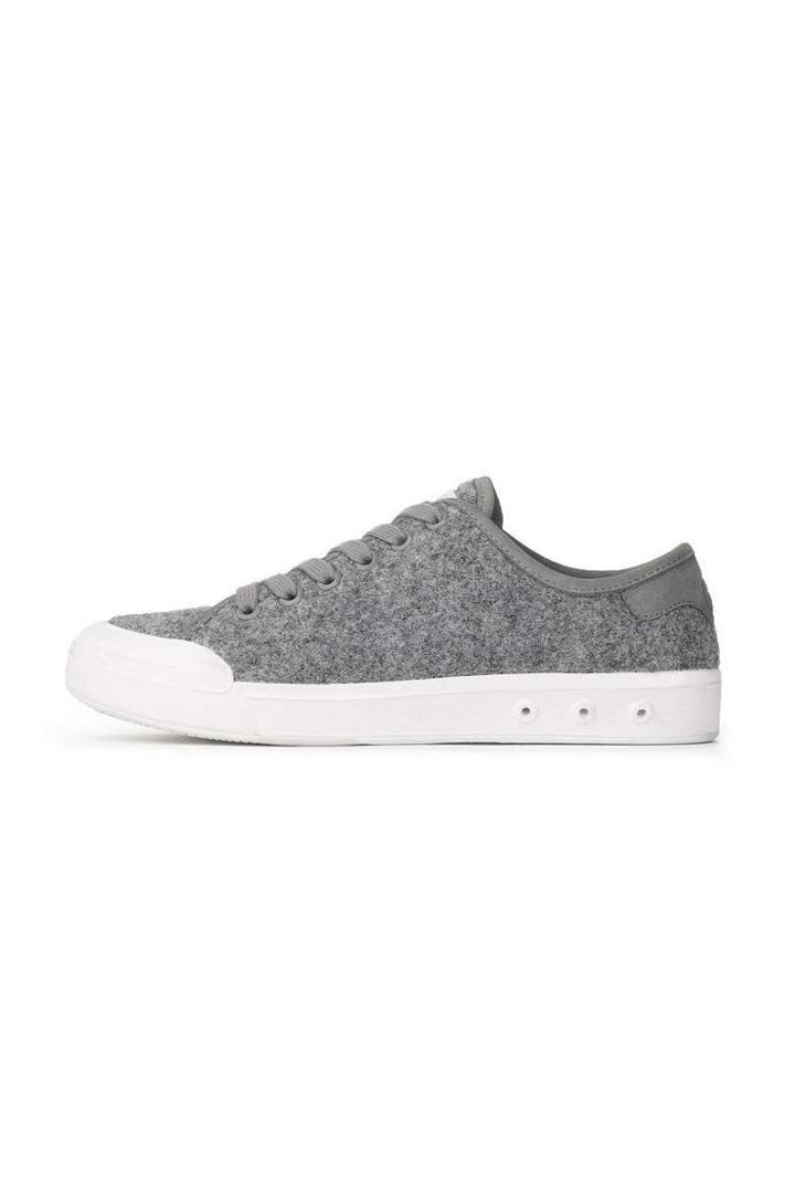 Rag & Bone - Womens Standard Issue Lace Up - Grey Wool - 35 / 5