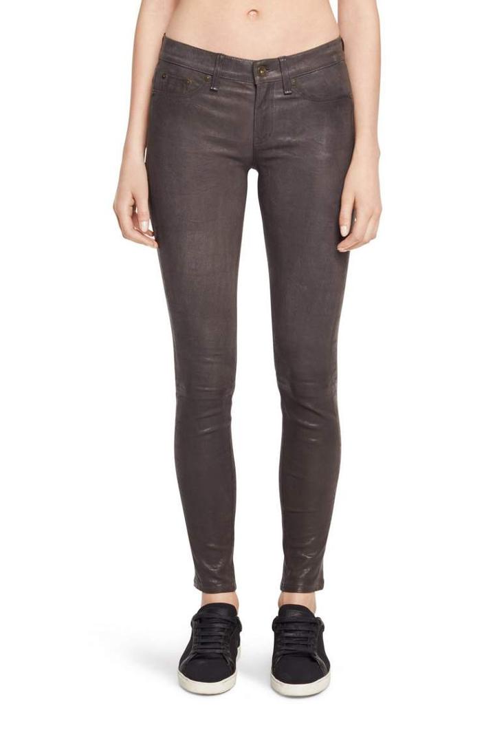 Rag & Bone - Skinny Leather - Washed Charcoal - 23