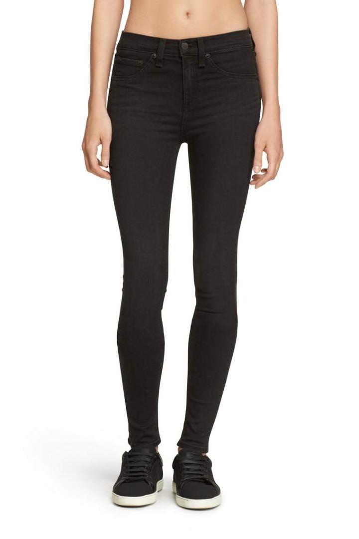 Rag & Bone - 10 Inch Skinny - Washed Black - 23