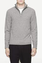 Rag & Bone - Nathan Zip Neck - Light Grey - Xs