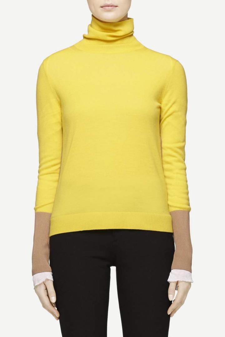 Rag & Bone - Jessica Turtleneck - Sulphur - Xxs