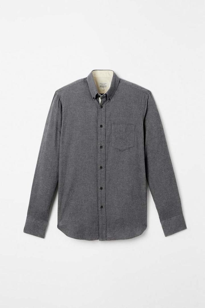 Rag & Bone - Standard Issue Shirt - Dark Grey - Xs
