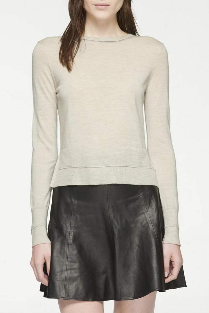 Rag & Bone - Leanna Crew - Light Grey - Xxs