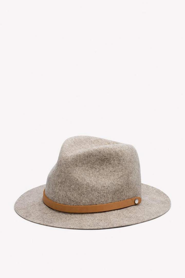 Rag & Bone - Packable Abbott Fedora - Natural Blend - S