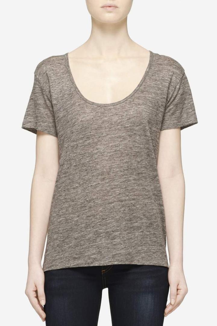 Rag & Bone - Linen Bay Tank - Medium Heather Grey - Xs