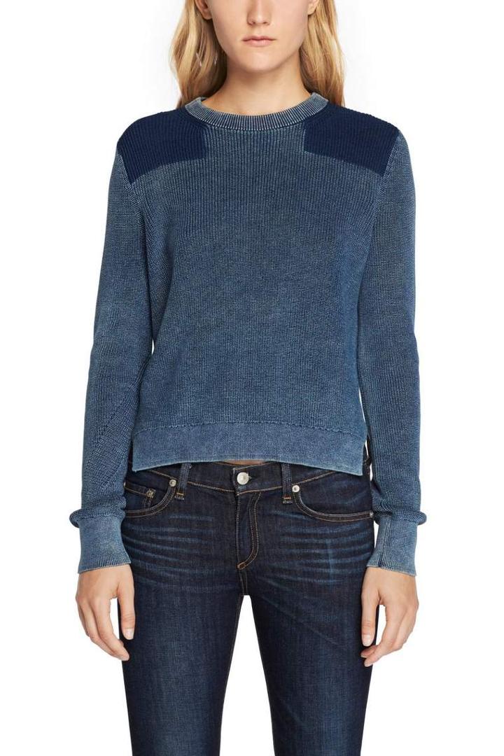 Rag & Bone - Taylor Washed Pullover - Indigo - Xxs