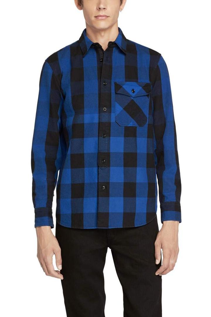 Rag & Bone - Cpo Shirt - Blue/ Black - Xs