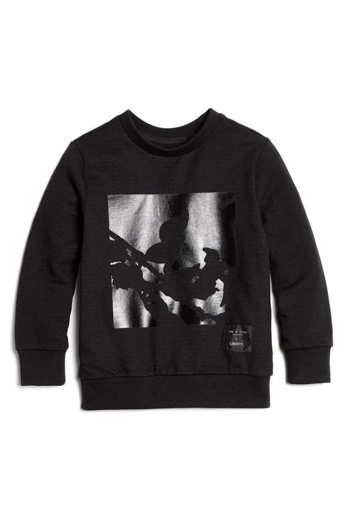 Rag & Bone - Kids Liberty Sweatshirt - Black - 2