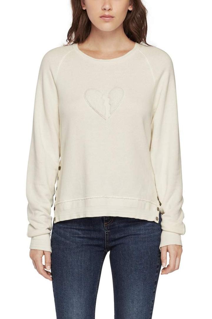 Rag & Bone - Classic Pullover Heart - Ivory - Xxs