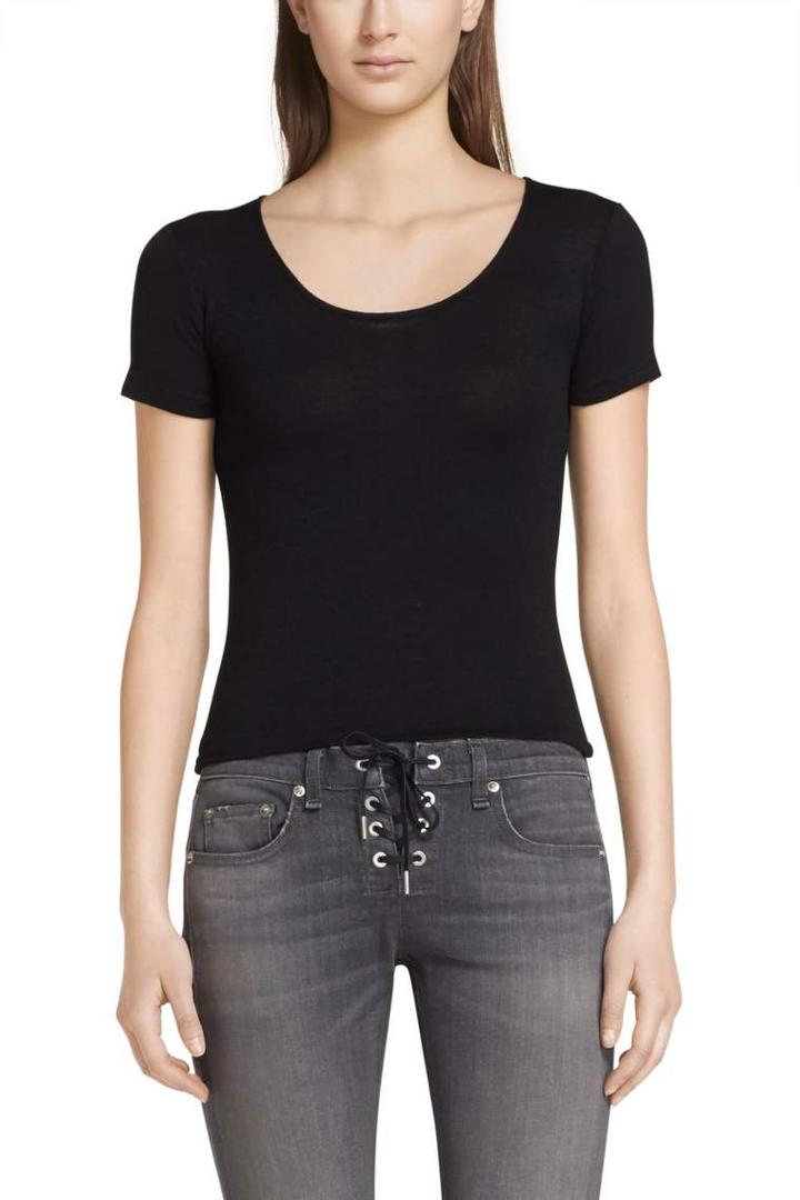 Rag & Bone - Melrose Tee - Black - Xxs