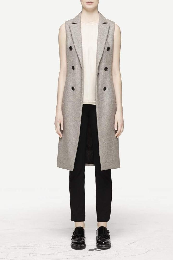 Rag & Bone - Faye Vest - Grey - 00