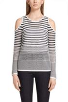 Rag & Bone - Brenna Striped Sweater - White/ Black - Xxs