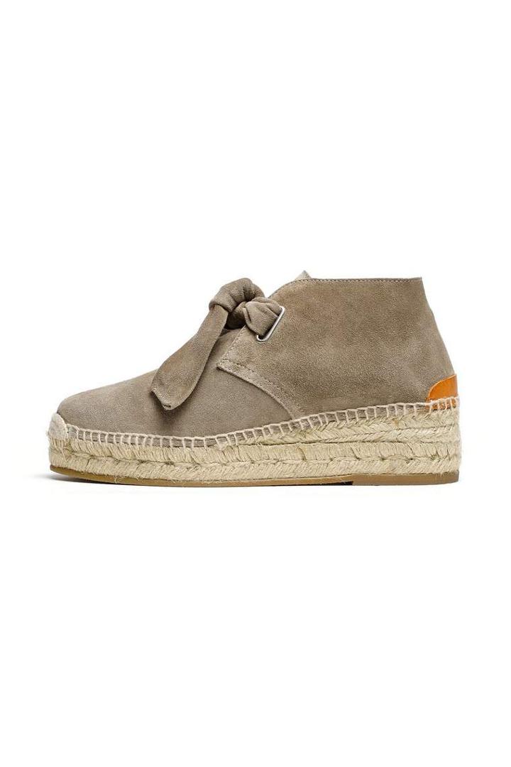 Rag & Bone - Gena Espadrille - Warm Grey Suede - 35 / 5