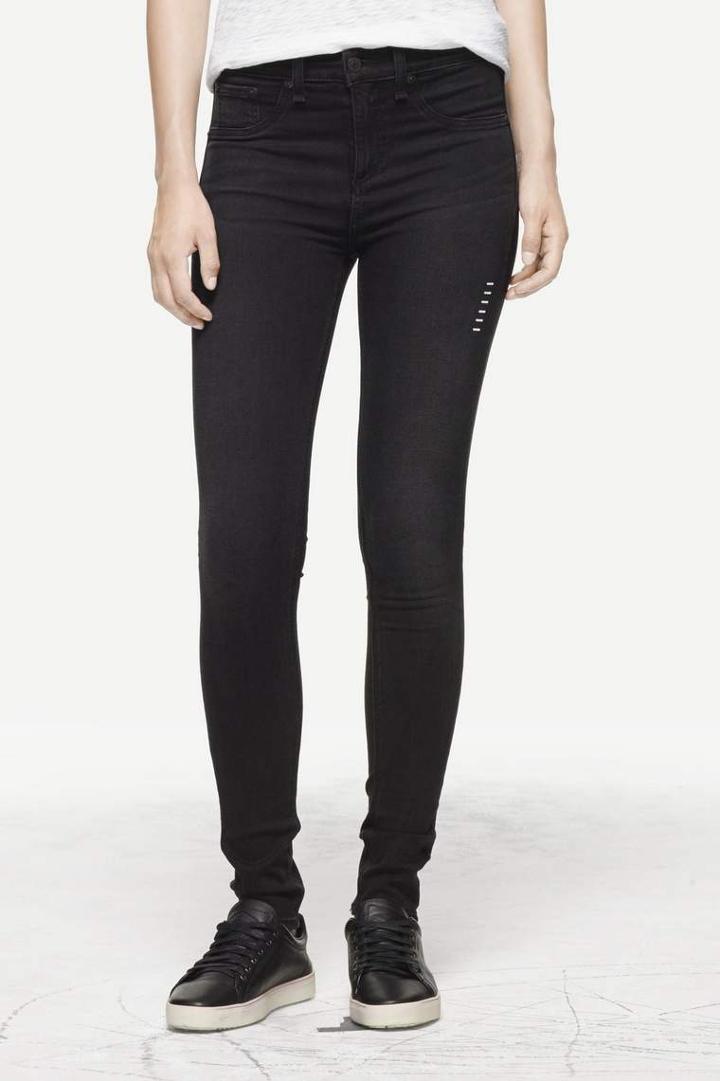 Rag & Bone - Basser High Rise Legging - Washed Black - 23