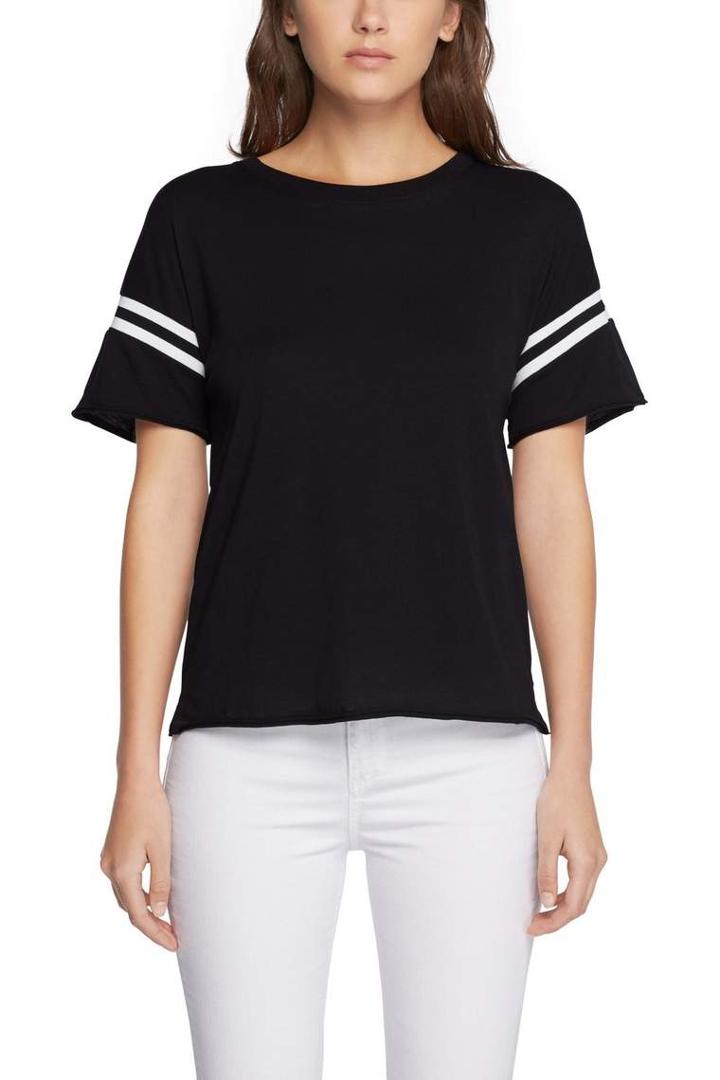 Rag & Bone - Vintage Crew With Varsity Rib - Black - Xxs