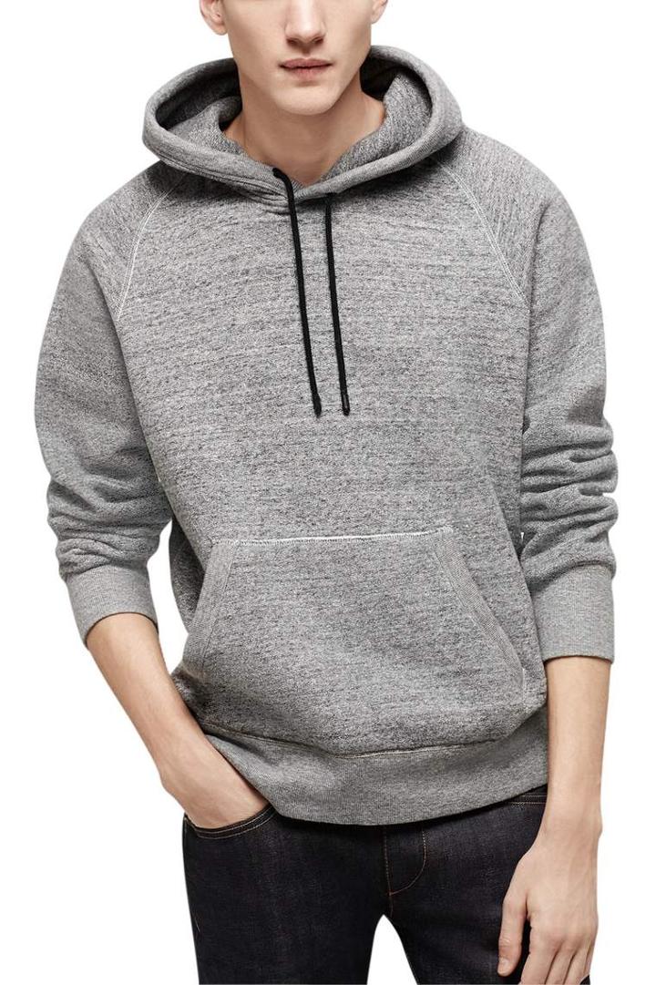 Rag & Bone - Racer Hoodie - Grey - Xs