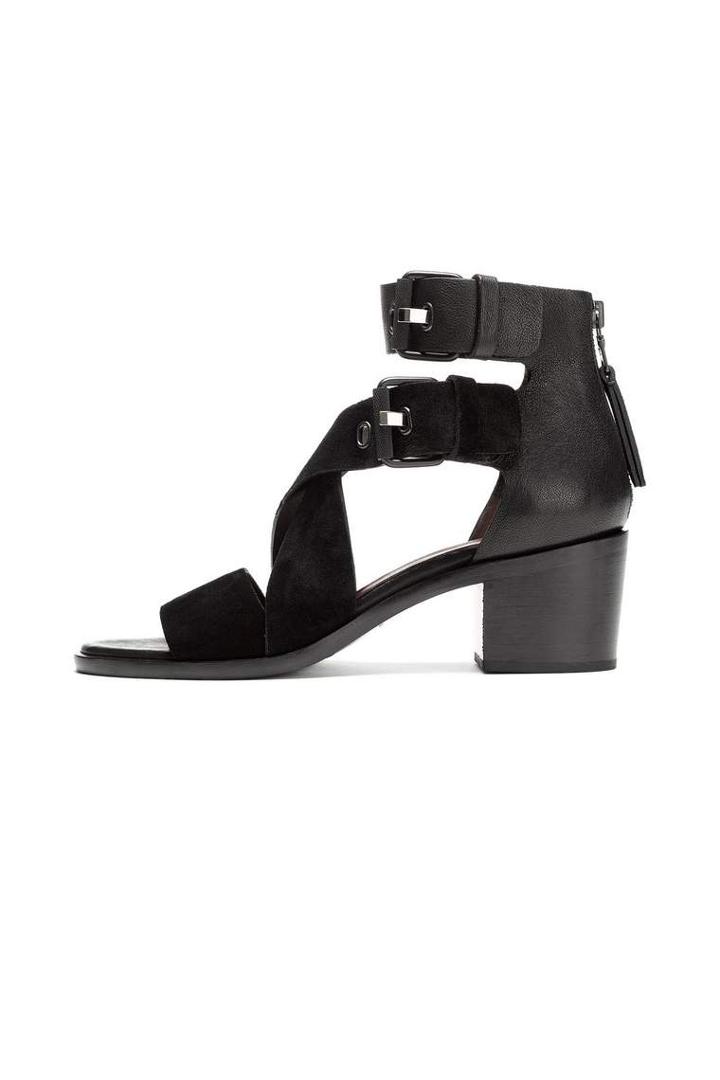 Rag & Bone - Madrid Sandal - Black Suede - 35 / 5