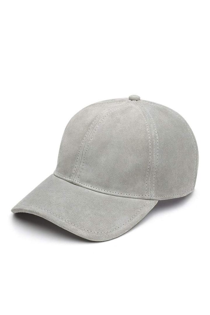 Rag & Bone - Marilyn Baseball Cap - Grey Suede - One Size