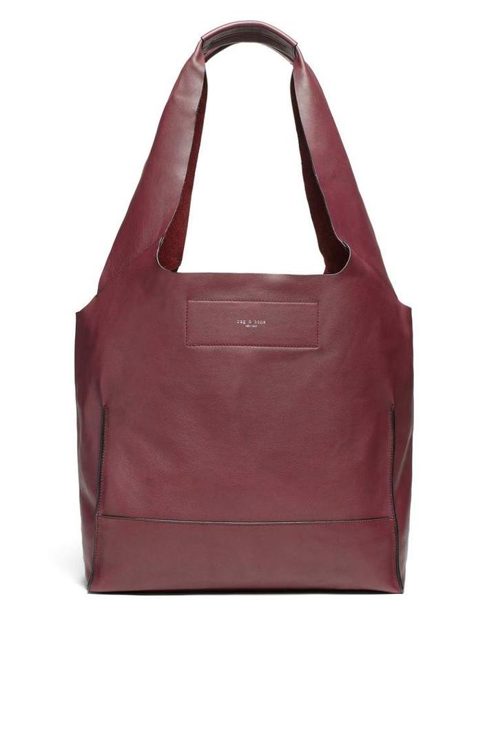 Rag & Bone - Walker Shopper Tote - Plum - One Size
