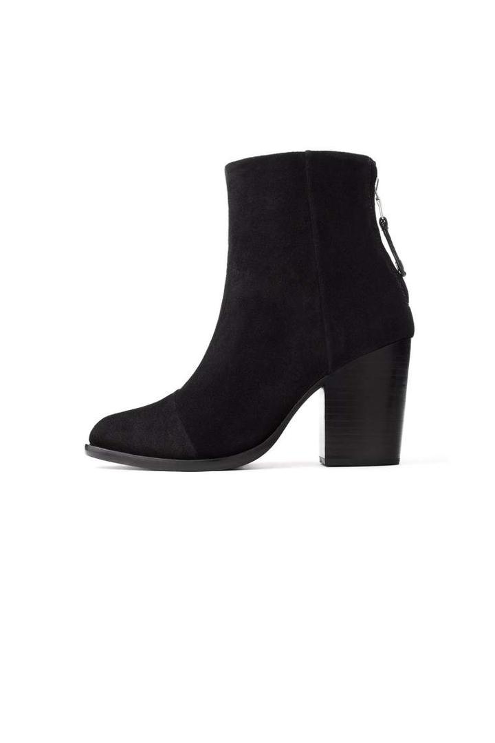Rag & Bone - Ashby Ankle Boot - Black Suede - 35 / 5