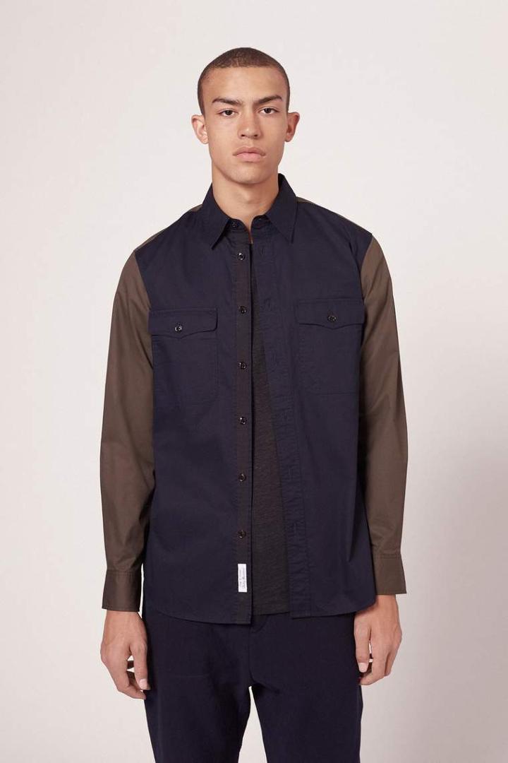 Rag & Bone - Jack Shirt - Navy/green - Xs