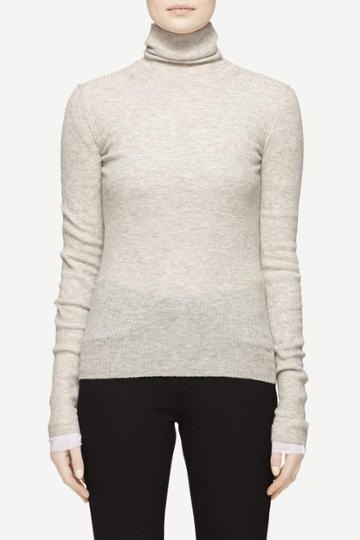 Rag & Bone - Libbey Turtleneck - Light Grey - Xxs