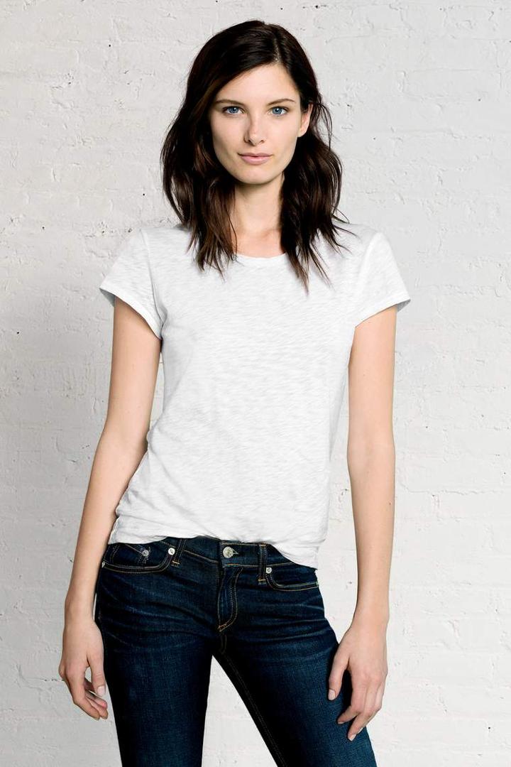 Rag & Bone - The Classic Tee - Bright White - Xs